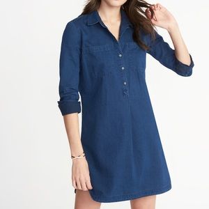 Old navy chambray T-shirt dress